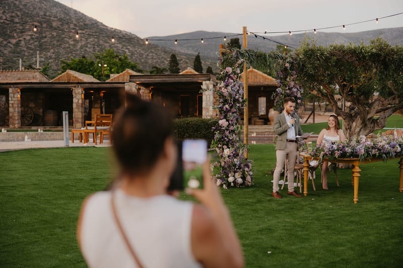 Aimee & Seymour Wedding at the Pyrgos Melissourgou