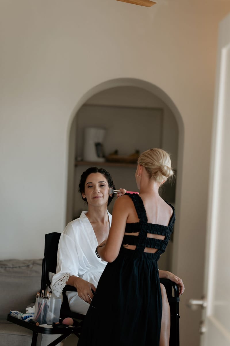 Eliana & Peter Bohemian wedding in Ios