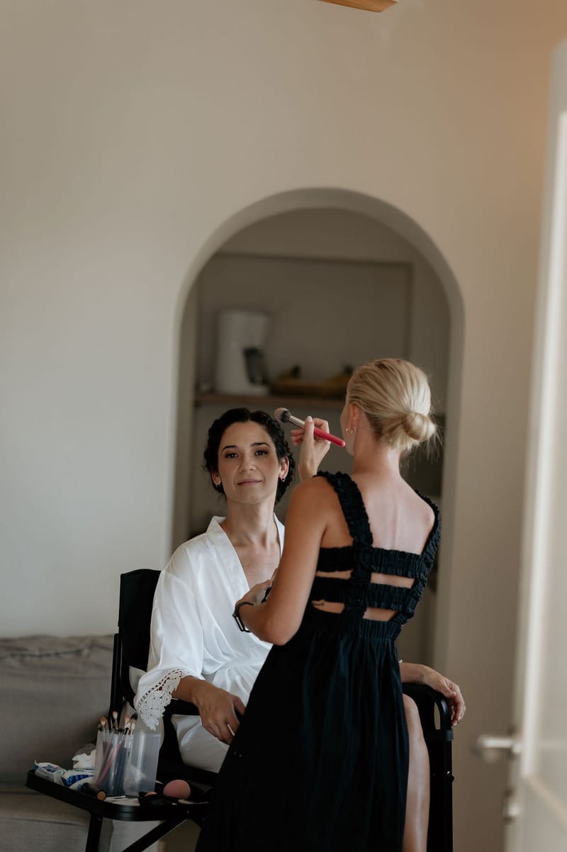 Eliana & Peter Bohemian wedding in Ios