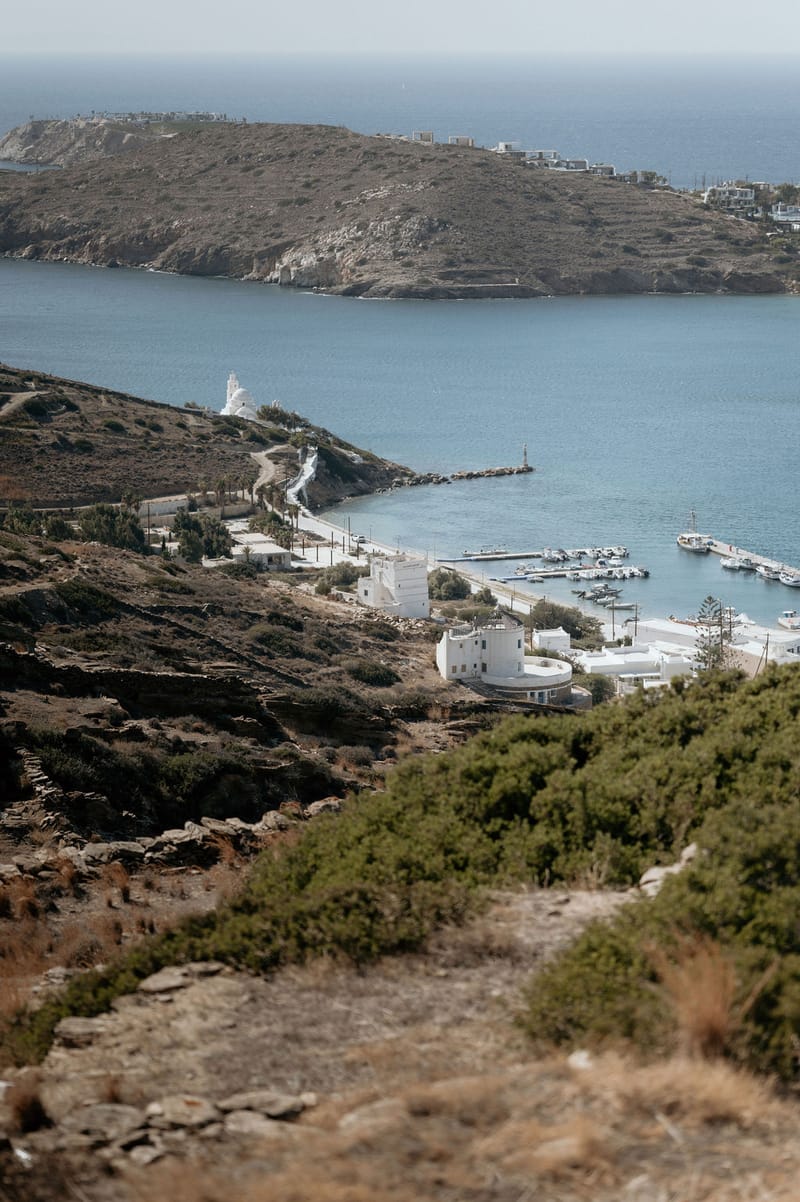 Eliana & Peter Bohemian wedding in Ios