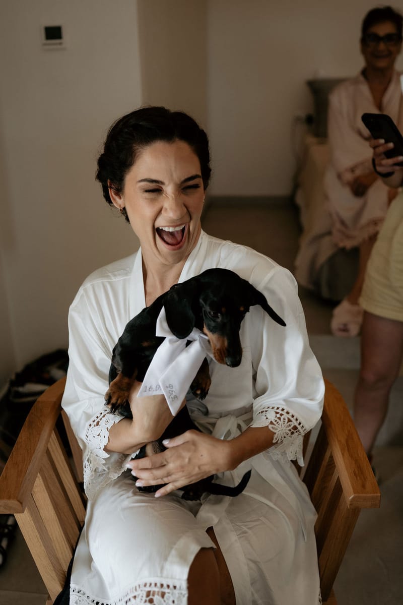 Eliana & Peter Bohemian wedding in Ios