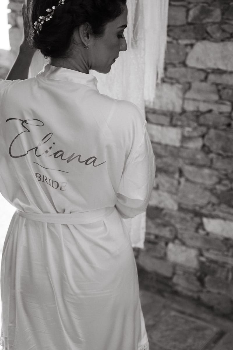 Eliana & Peter Bohemian wedding in Ios