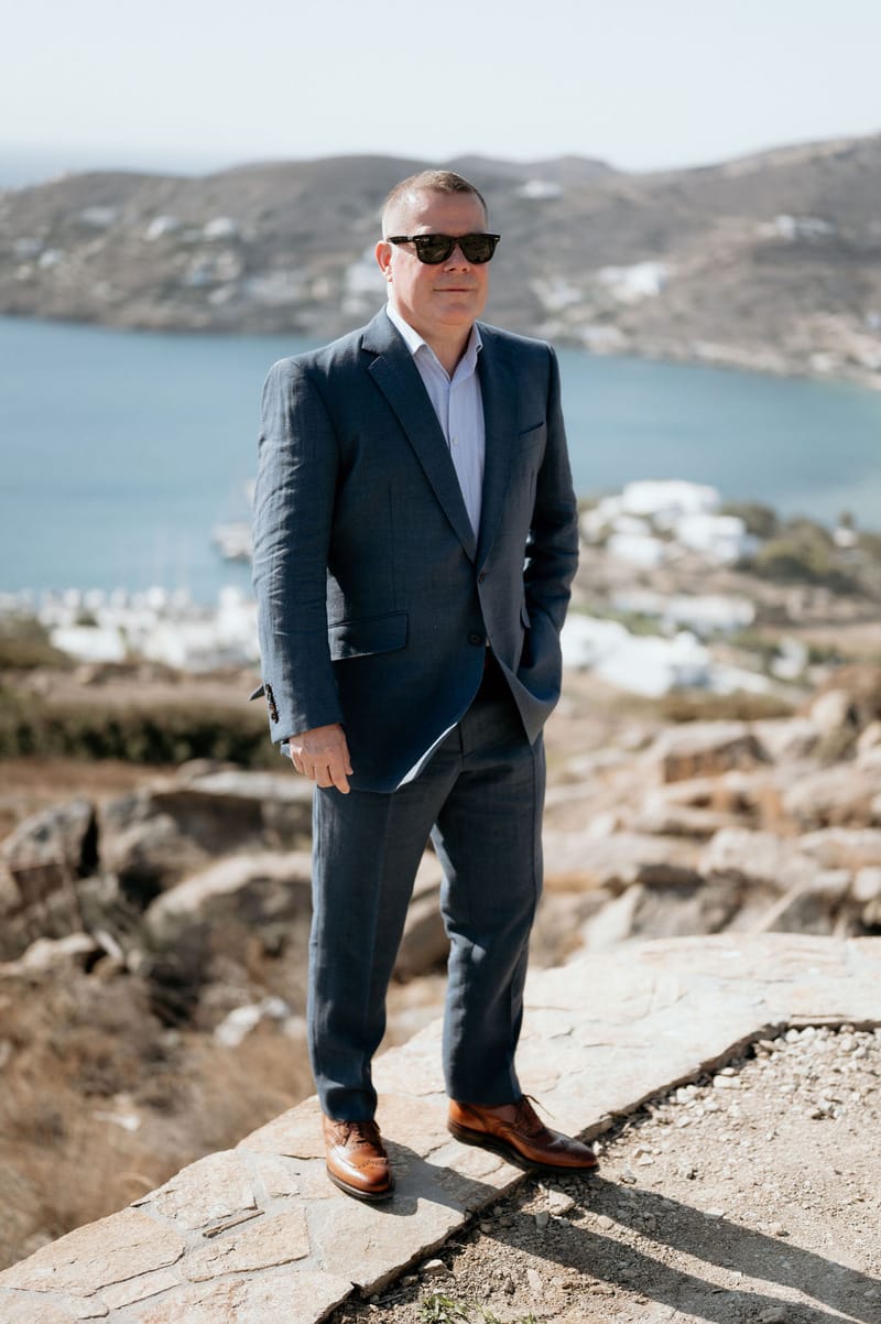 Eliana & Peter Bohemian wedding in Ios