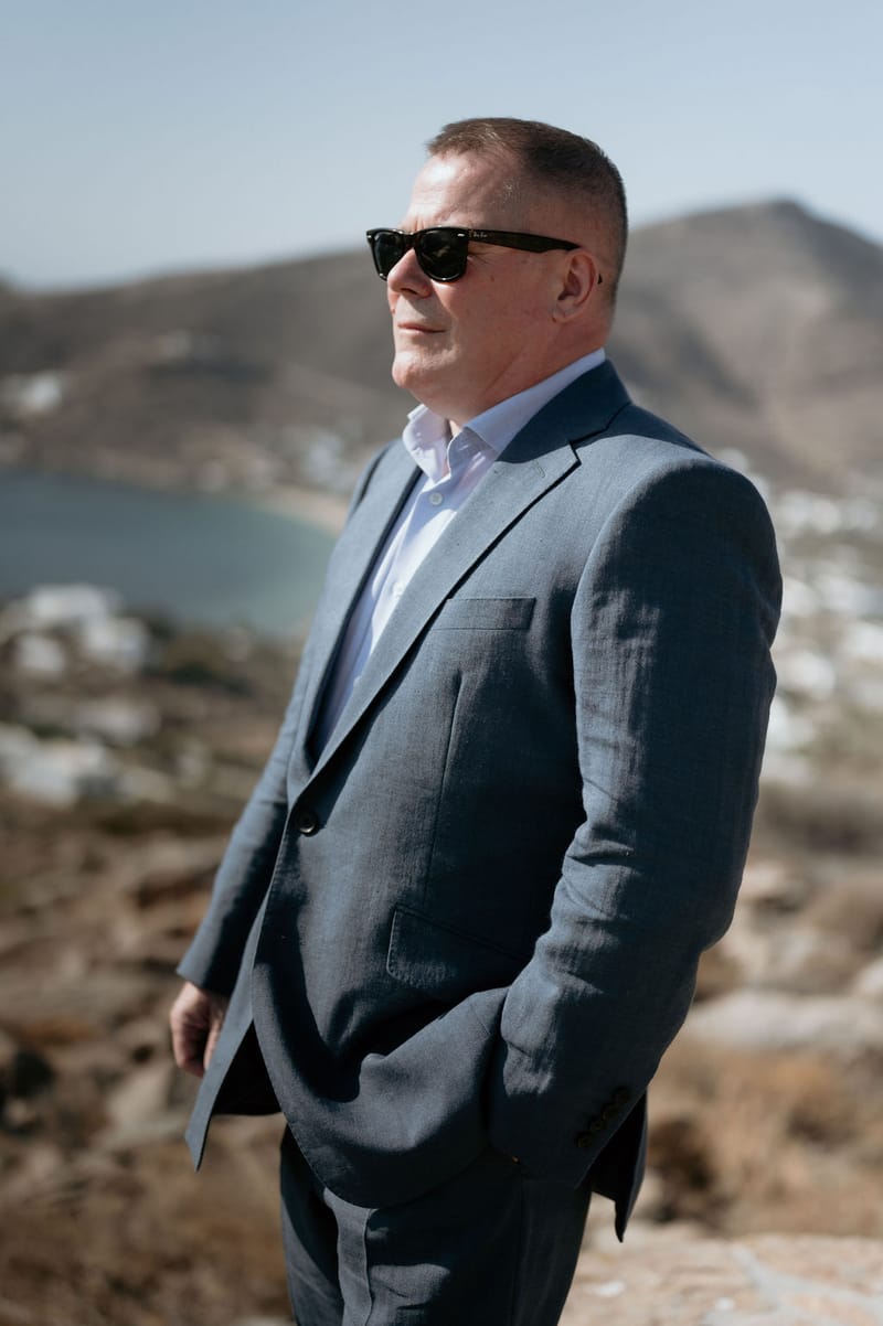 Eliana & Peter Bohemian wedding in Ios