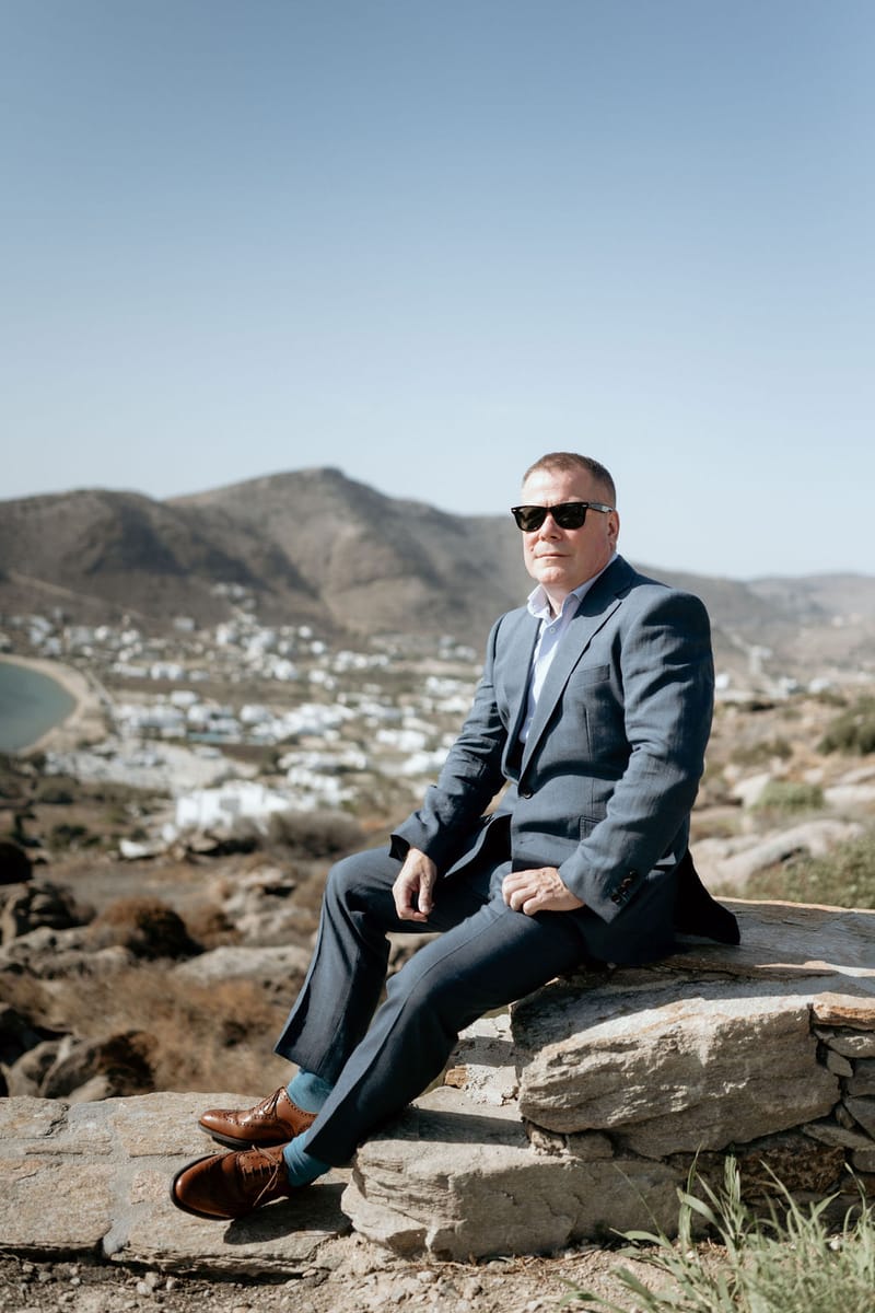 Eliana & Peter Bohemian wedding in Ios