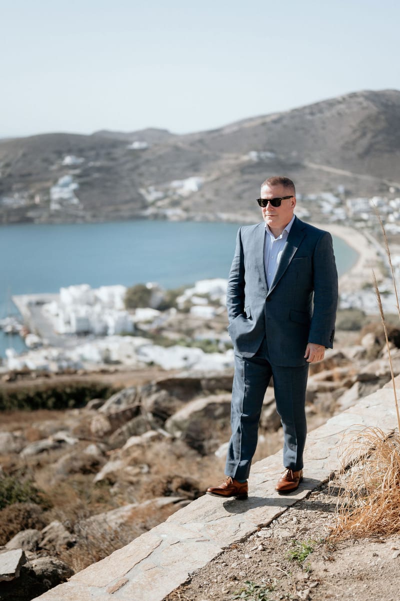 Eliana & Peter Bohemian wedding in Ios