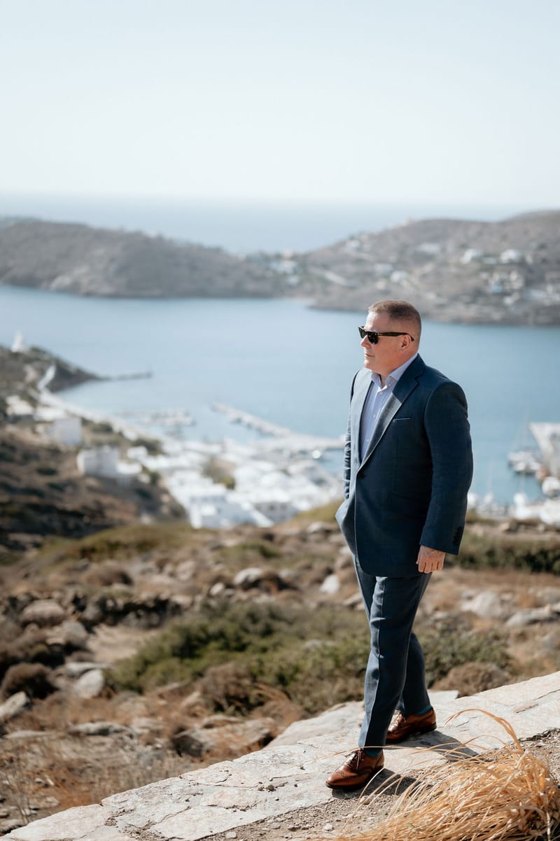 Eliana & Peter Bohemian wedding in Ios