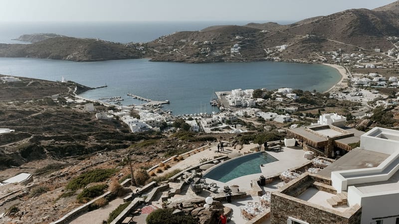 Eliana & Peter Bohemian wedding in Ios