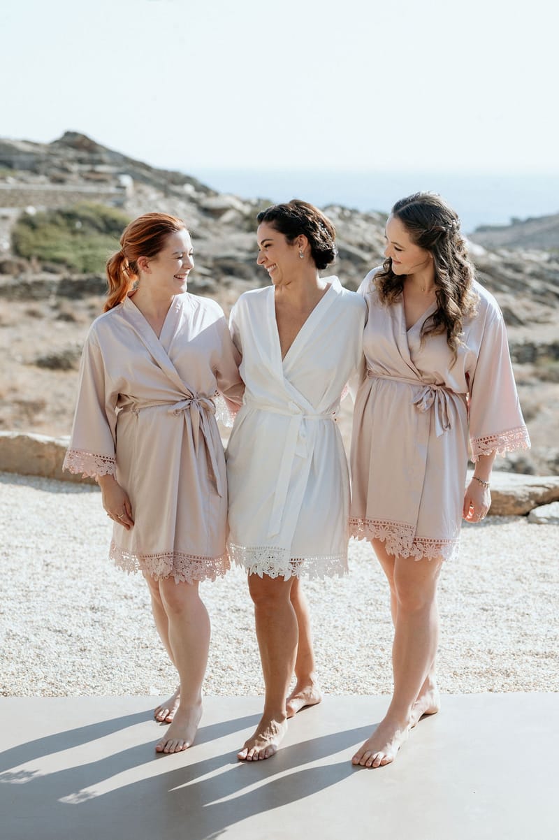 Eliana & Peter Bohemian wedding in Ios