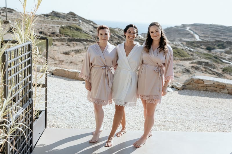 Eliana & Peter Bohemian wedding in Ios