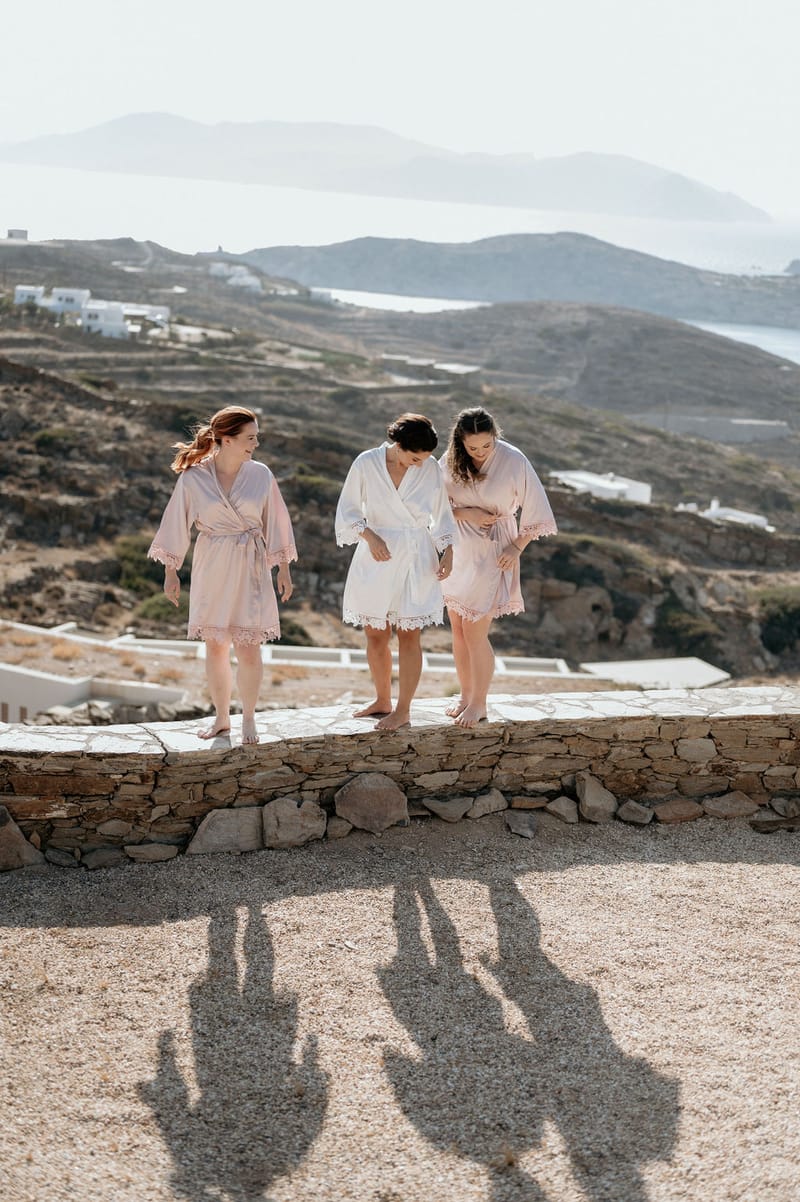 Eliana & Peter Bohemian wedding in Ios