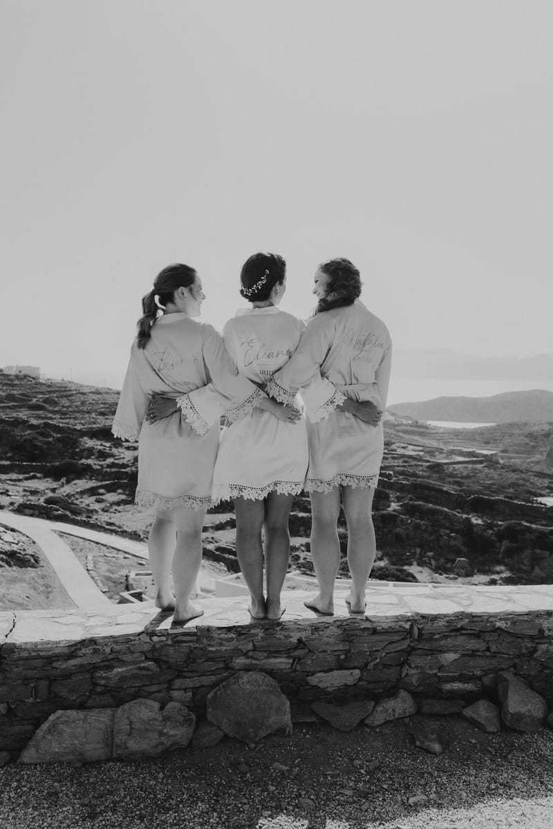 Eliana & Peter Bohemian wedding in Ios