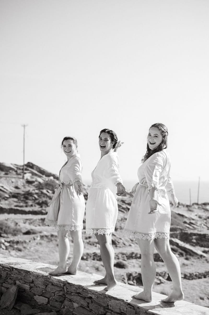 Eliana & Peter Bohemian wedding in Ios