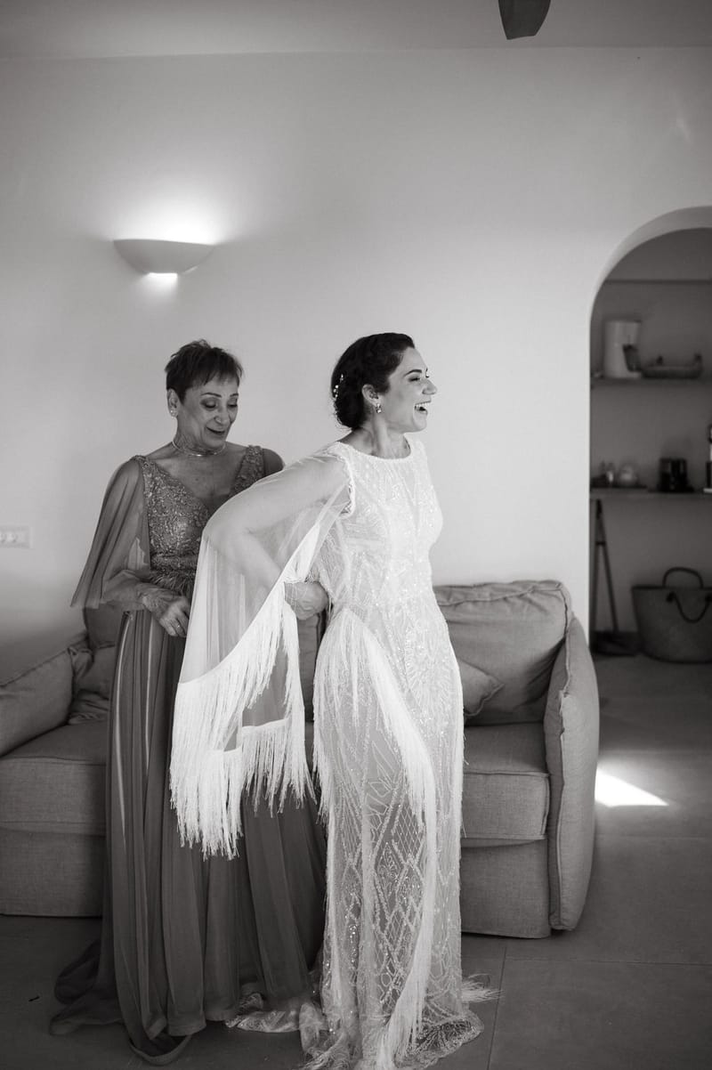 Eliana & Peter Bohemian wedding in Ios