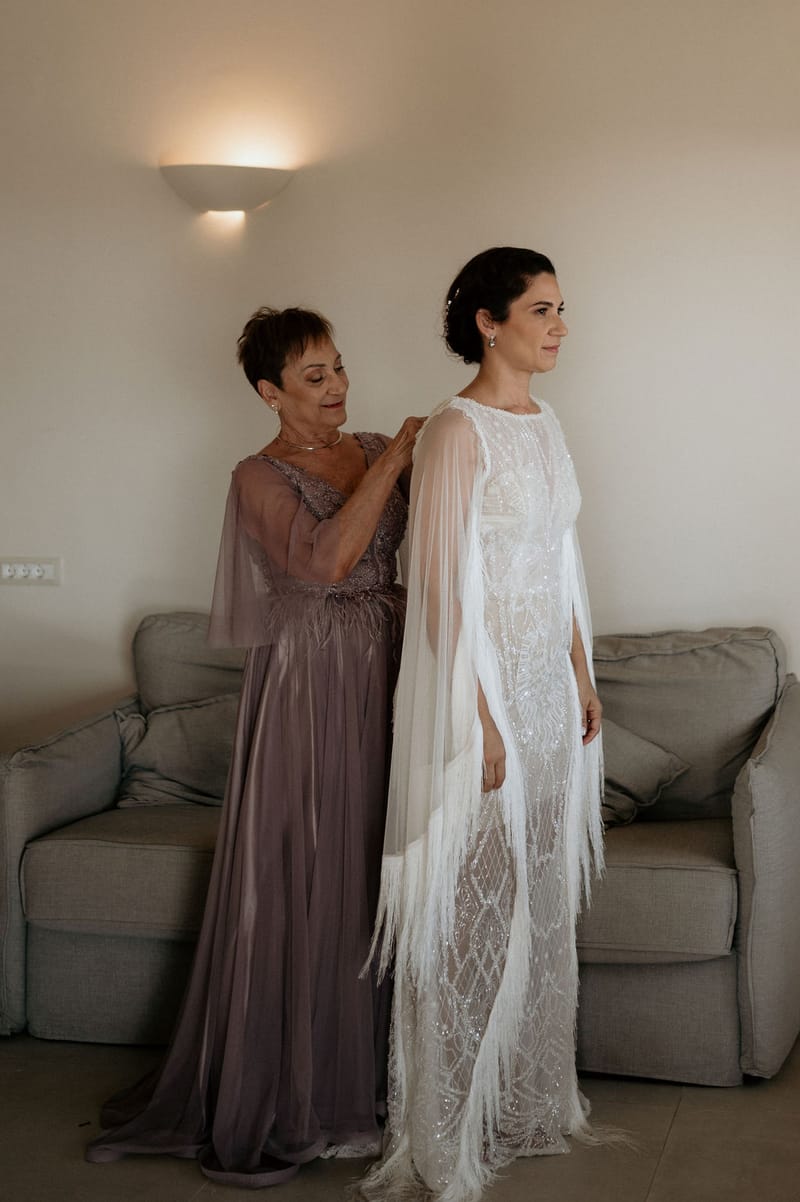 Eliana & Peter Bohemian wedding in Ios