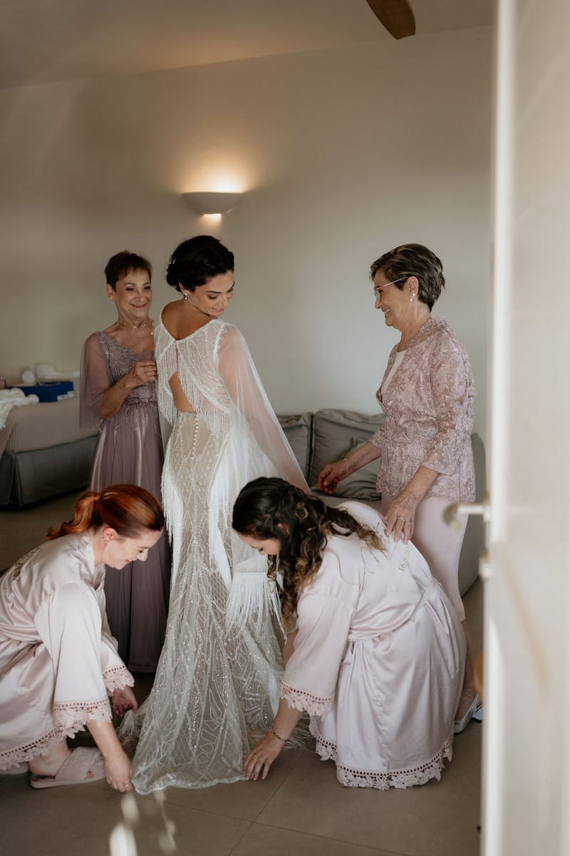 Eliana & Peter Bohemian wedding in Ios