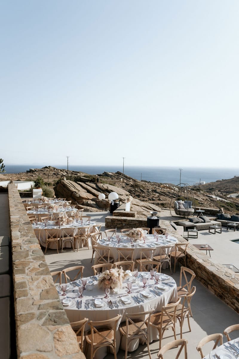 Eliana & Peter Bohemian wedding in Ios