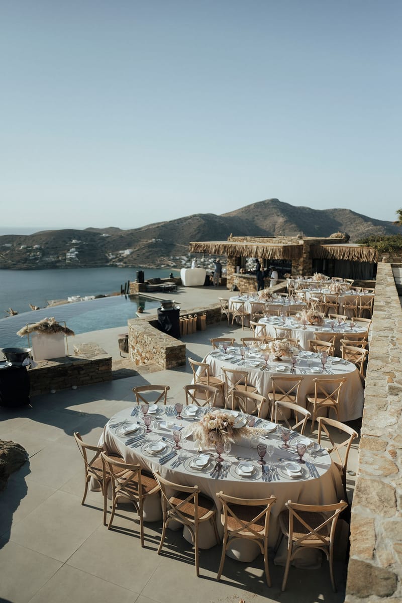 Eliana & Peter Bohemian wedding in Ios