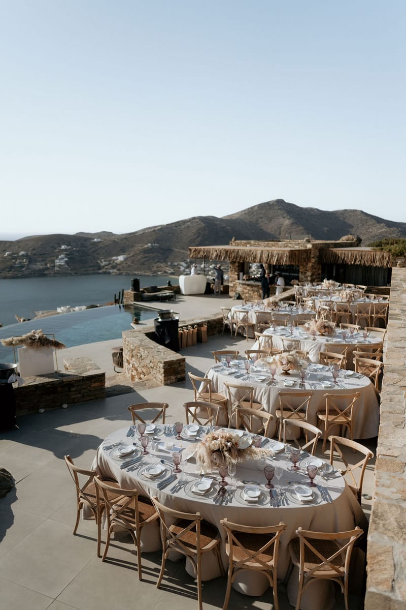 Eliana & Peter Bohemian wedding in Ios