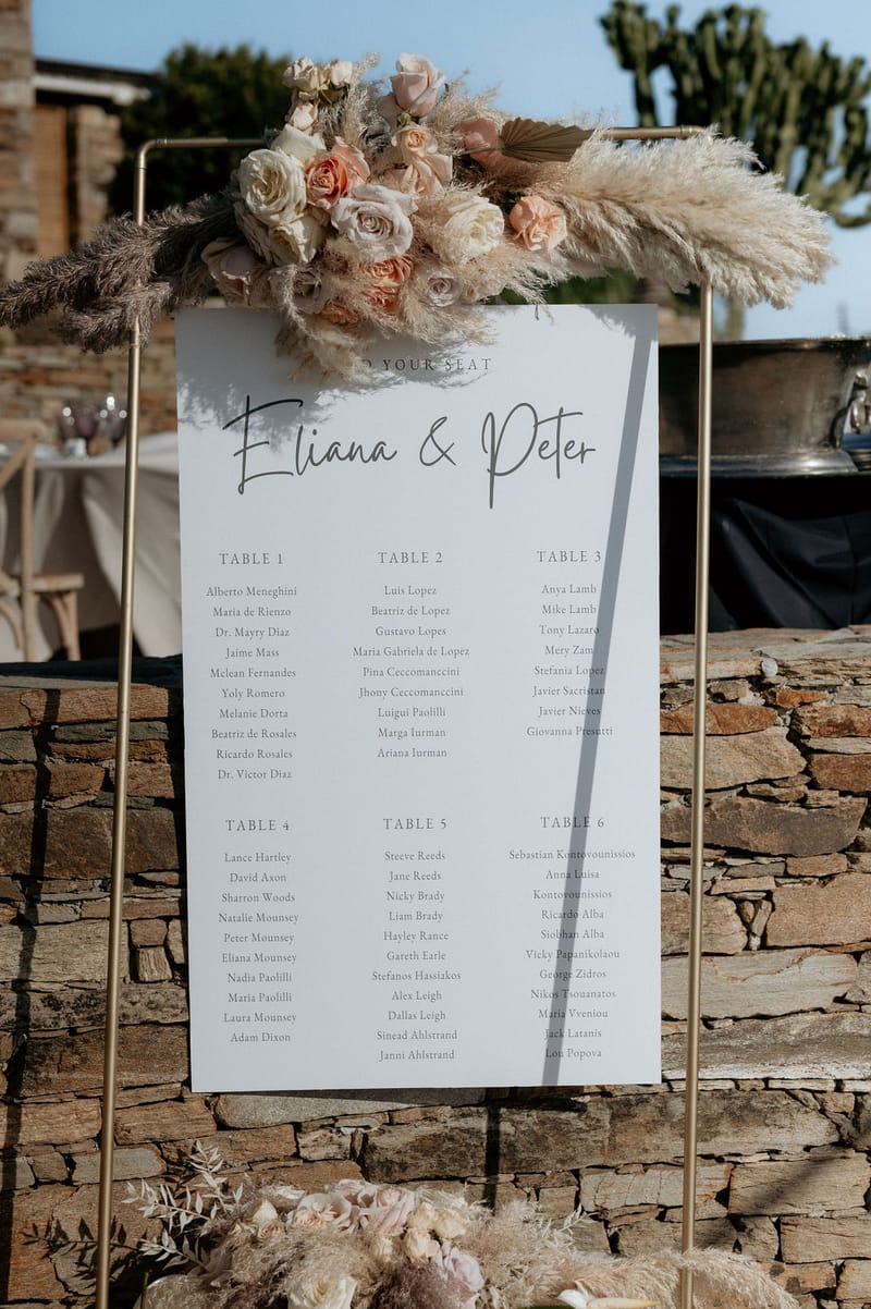 Eliana & Peter Bohemian wedding in Ios