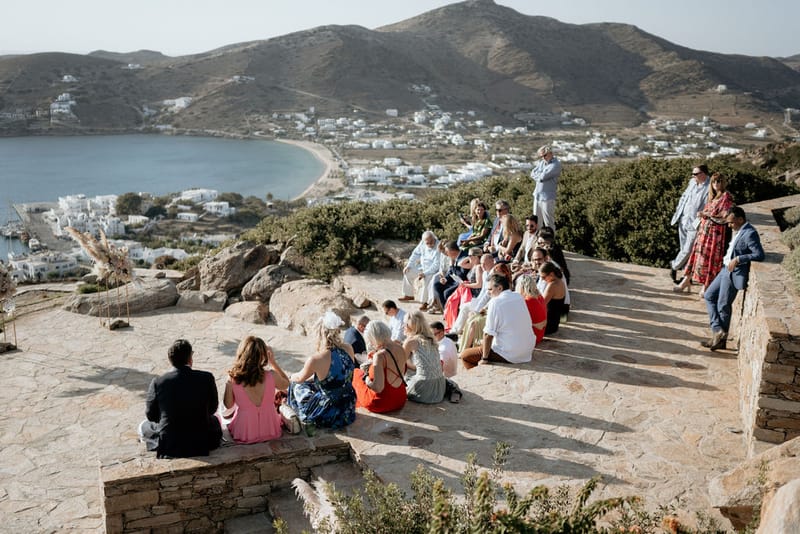 Eliana & Peter Bohemian wedding in Ios