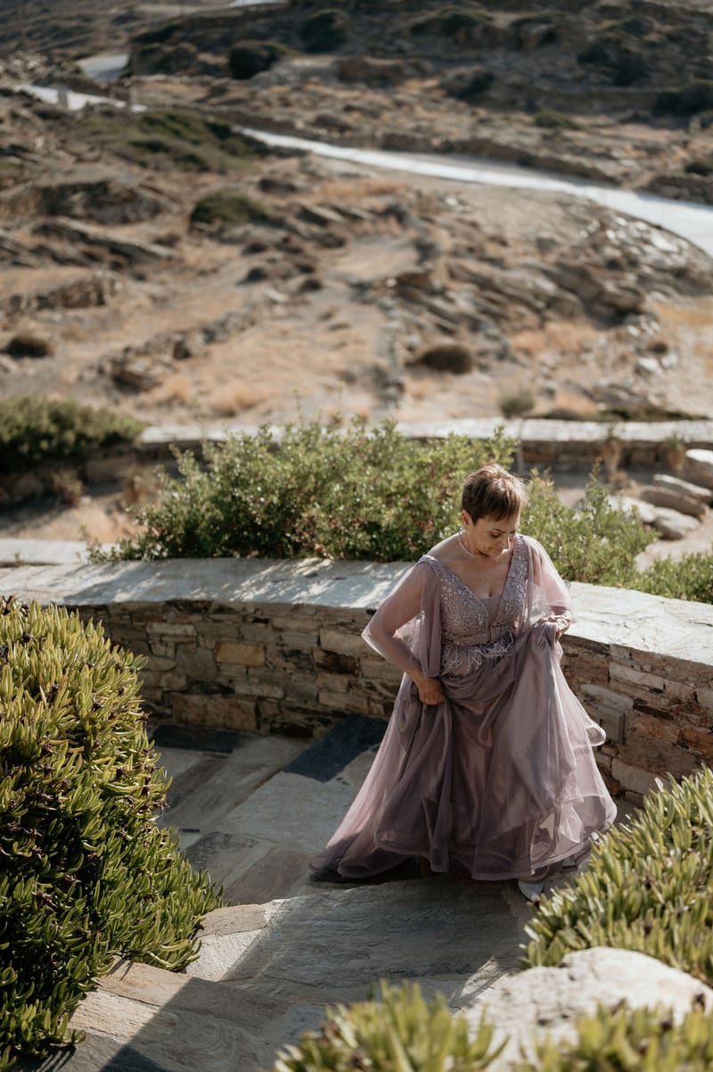 Eliana & Peter Bohemian wedding in Ios