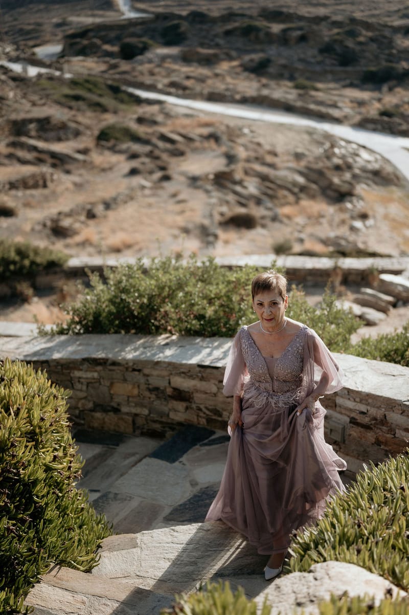 Eliana & Peter Bohemian wedding in Ios