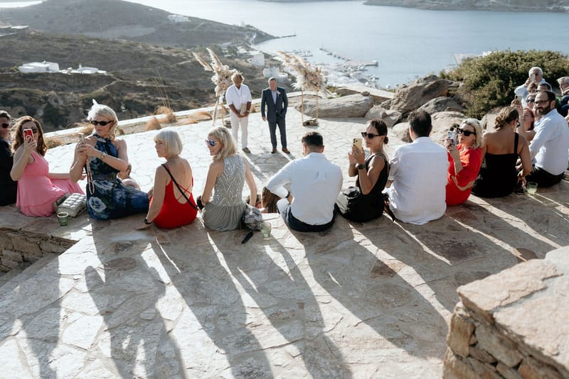 Eliana & Peter Bohemian wedding in Ios