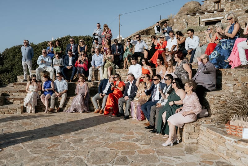 Eliana & Peter Bohemian wedding in Ios