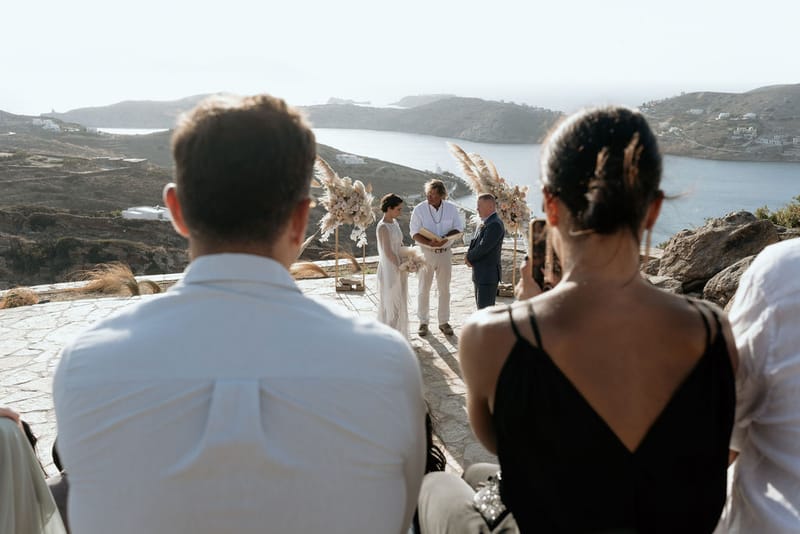 Eliana & Peter Bohemian wedding in Ios