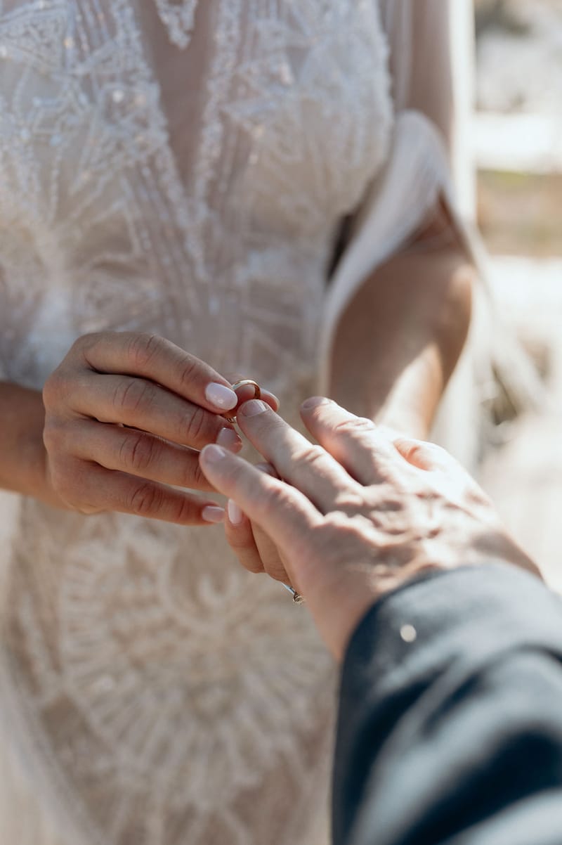 Eliana & Peter Bohemian wedding in Ios