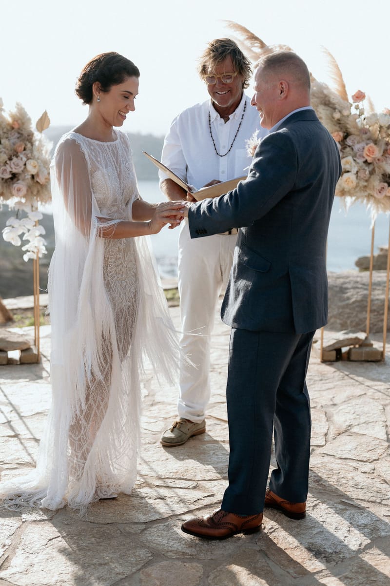 Eliana & Peter Bohemian wedding in Ios