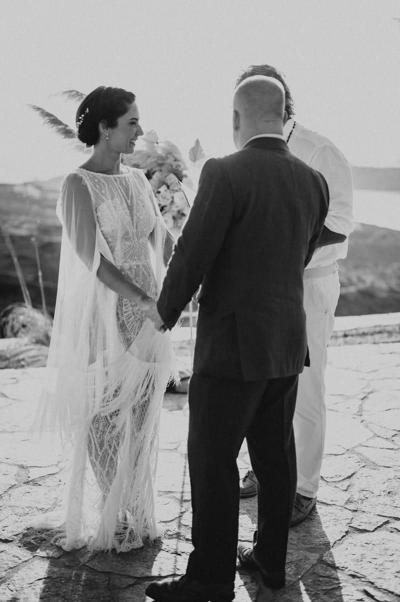 Eliana & Peter Bohemian wedding in Ios