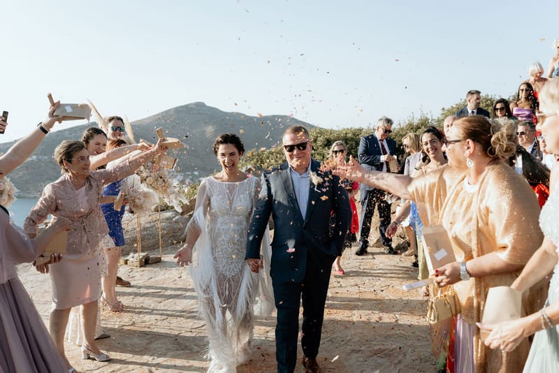 Eliana & Peter Bohemian wedding in Ios