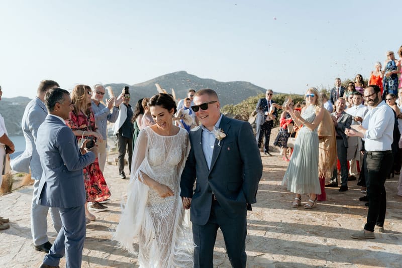 Eliana & Peter Bohemian wedding in Ios