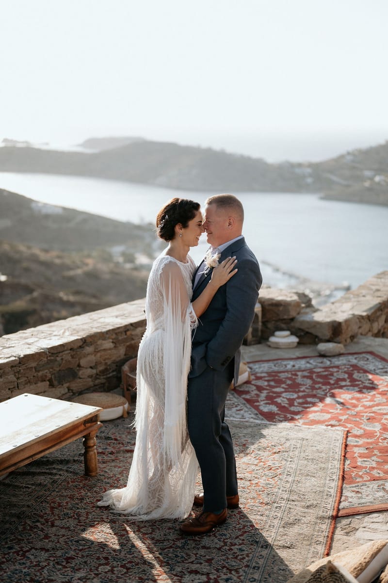 Eliana & Peter Bohemian wedding in Ios