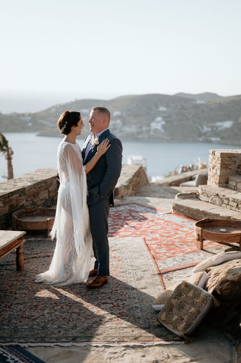 Eliana & Peter Bohemian wedding in Ios