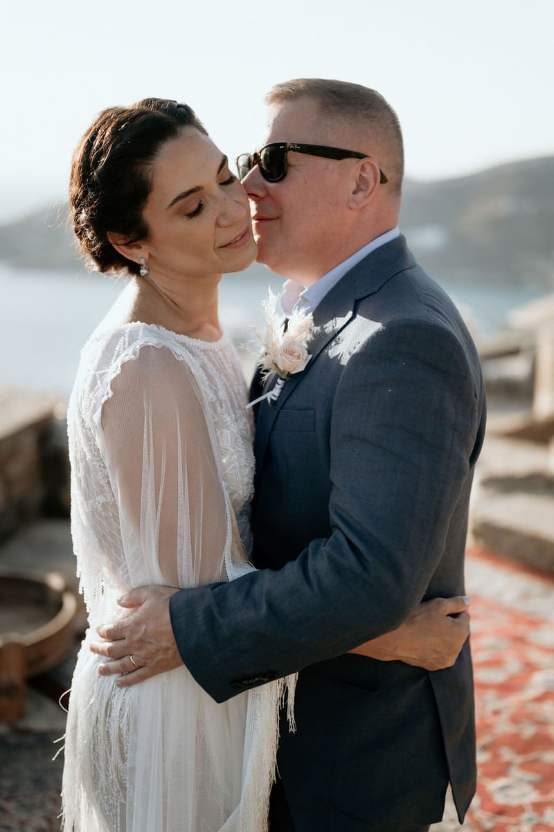 Eliana & Peter Bohemian wedding in Ios