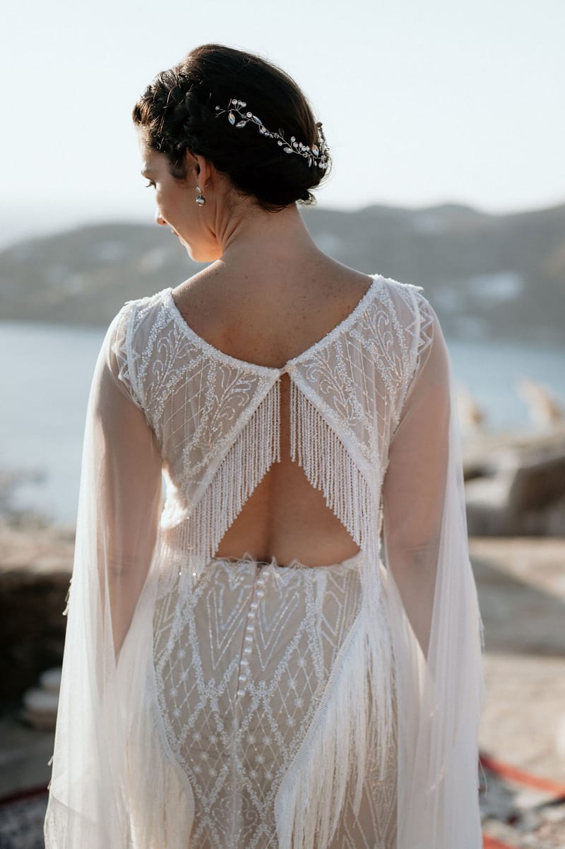 Eliana & Peter Bohemian wedding in Ios