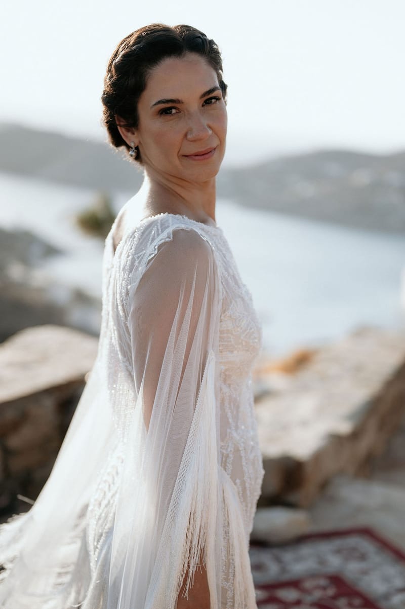 Eliana & Peter Bohemian wedding in Ios