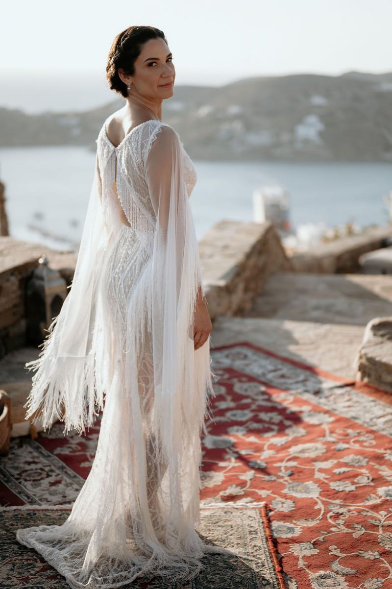 Eliana & Peter Bohemian wedding in Ios