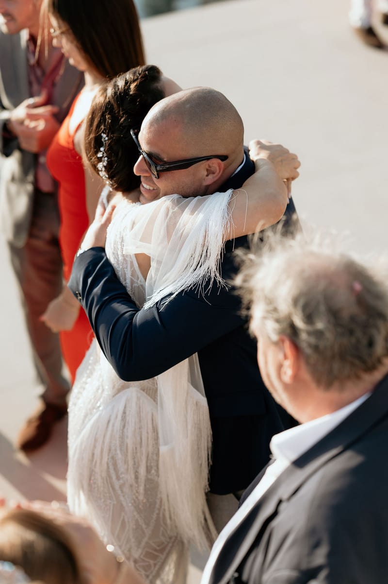 Eliana & Peter Bohemian wedding in Ios