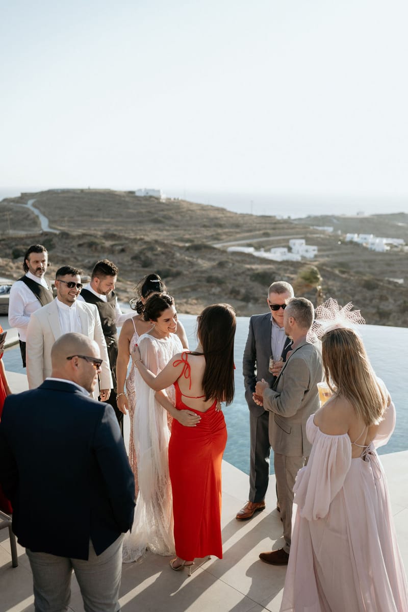 Eliana & Peter Bohemian wedding in Ios