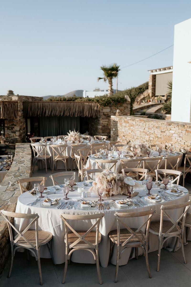 Eliana & Peter Bohemian wedding in Ios