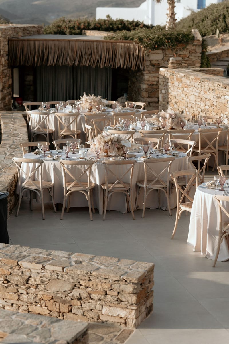 Eliana & Peter Bohemian wedding in Ios