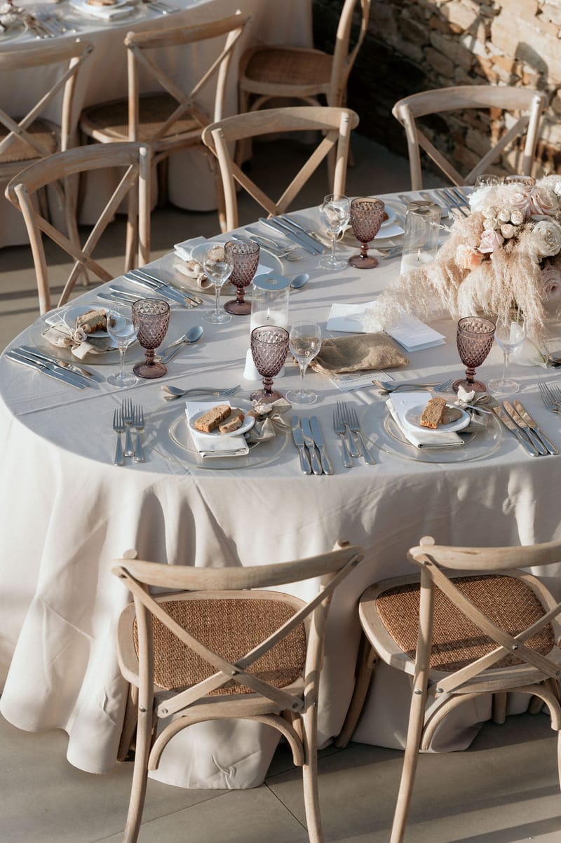 Eliana & Peter Bohemian wedding in Ios