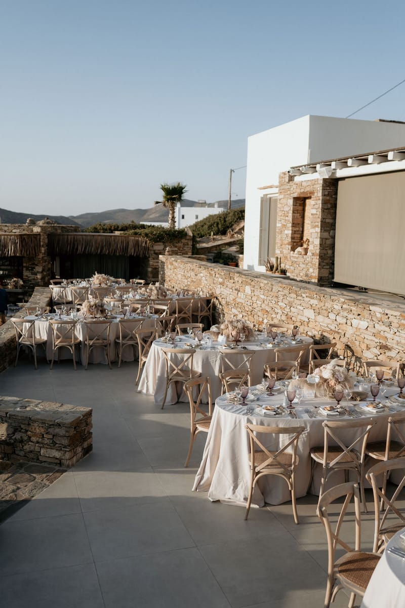 Eliana & Peter Bohemian wedding in Ios