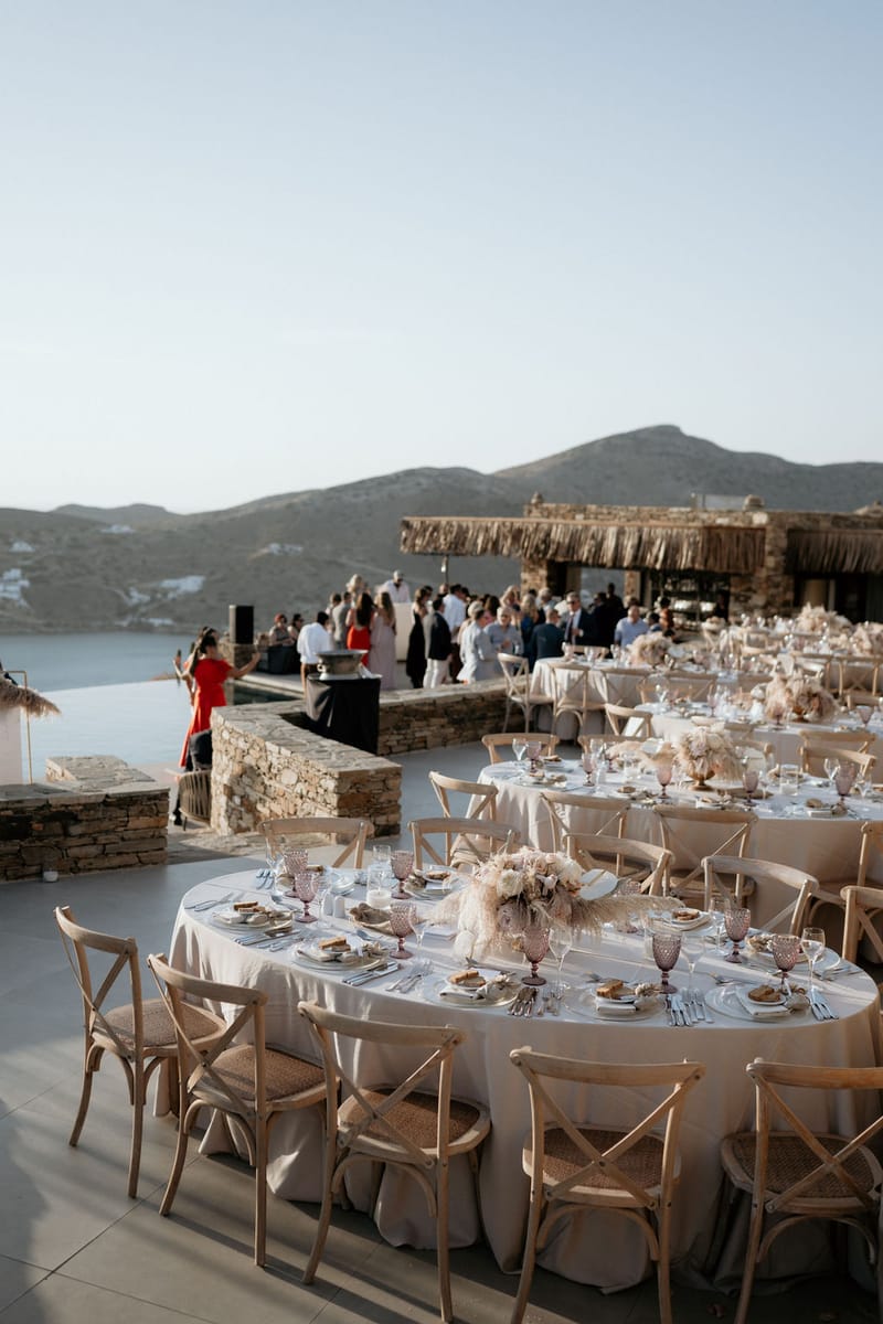 Eliana & Peter Bohemian wedding in Ios