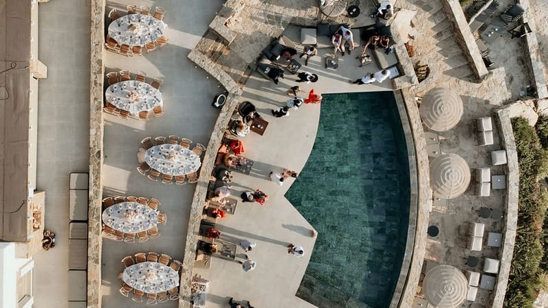 Eliana & Peter Bohemian wedding in Ios