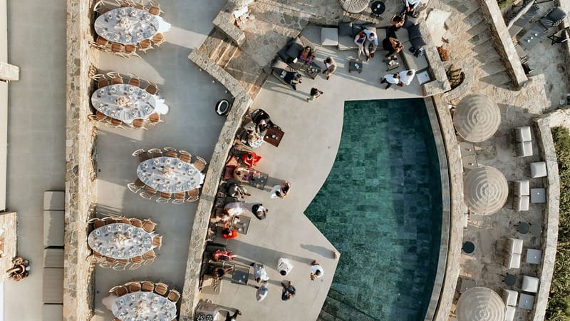 Eliana & Peter Bohemian wedding in Ios